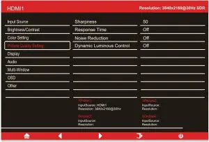 PICTURE QUALITY SETTINGS