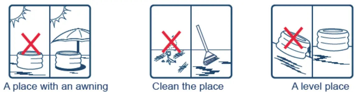 TOYS Silver Classic Spa Inflatable Hot Tub Installation