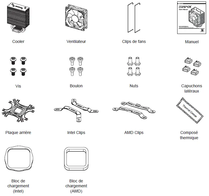ZALMAN-CNPS4X-CPU-Cooler,-RGB-LED-Fans,-2-Heatpipes,-92mm-Fan-2000RPM-fig-2
