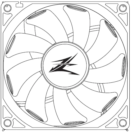 ZALMAN-CNPS4X-CPU-Cooler,-RGB-LED-Fans,-2-Heatpipes,-92mm-Fan-2000RPM-fig-20