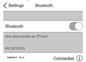 Bluetooth Setting