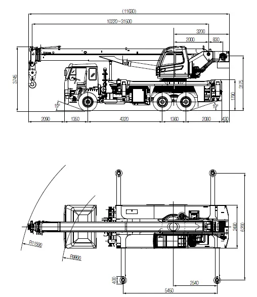 SANY SPC250 25 Tons Lifting Capacity Truck Crane-8