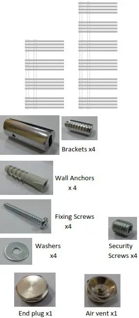 REINA ELISA Designer Heated Towel Rail - Product Overview 1