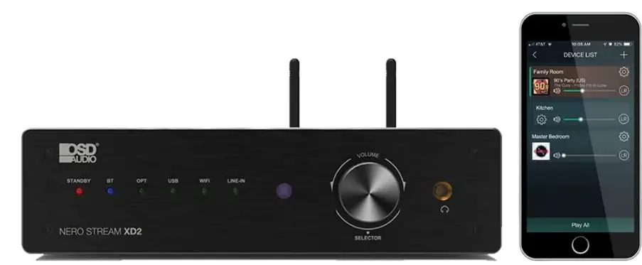 OSD Nero Stream XD2 400W App Control Power Amplifier-PRODUCT