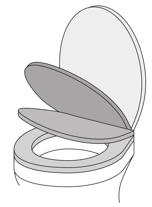 welltime WC-SITZ »Home« toilet seat, high-quality -