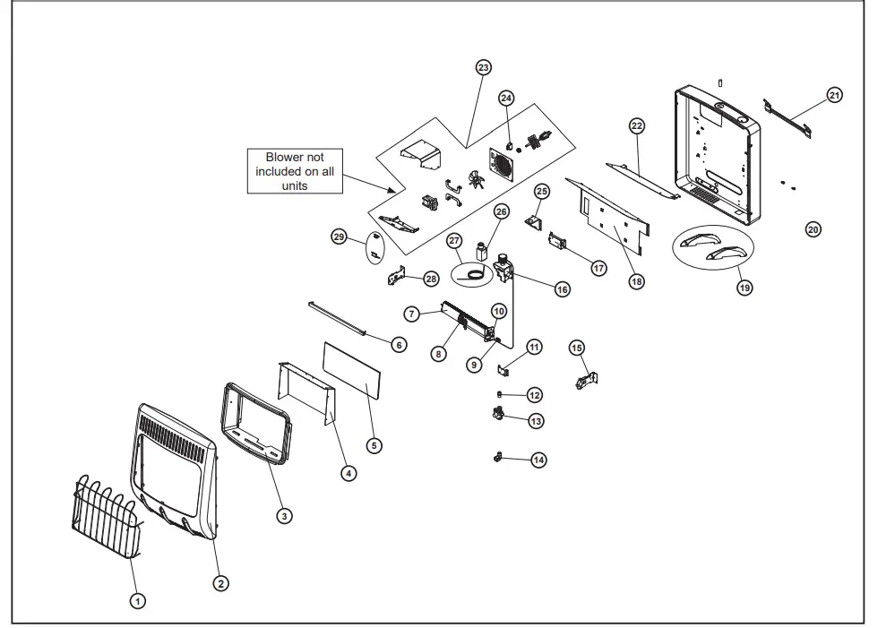 Mr. Heater MHVFBF20LPBT 20K Vent Free Blue Flame Propane Heate-21