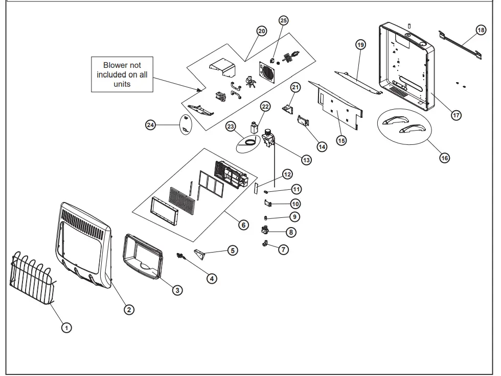 Mr. Heater MHVFBF20LPBT 20K Vent Free Blue Flame Propane Heate-22