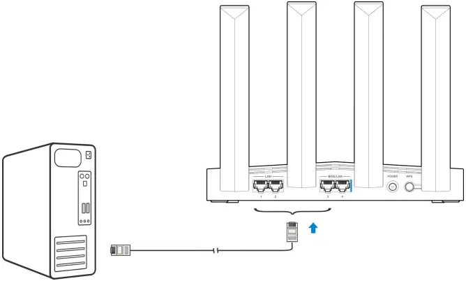 ZTE T3000 AX3000 Pro WiFi 6 Router A04