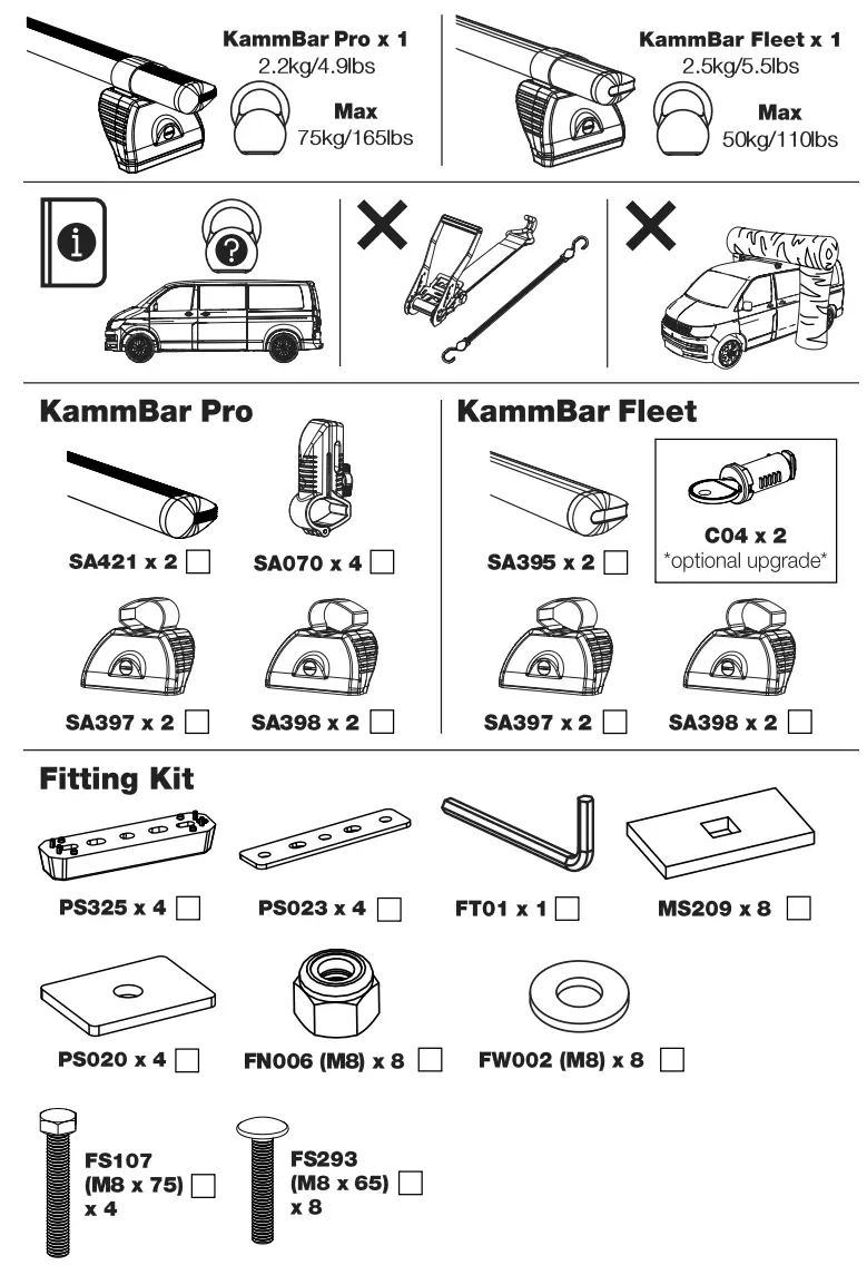 Rhino MC2PR FLR KammBar - fig