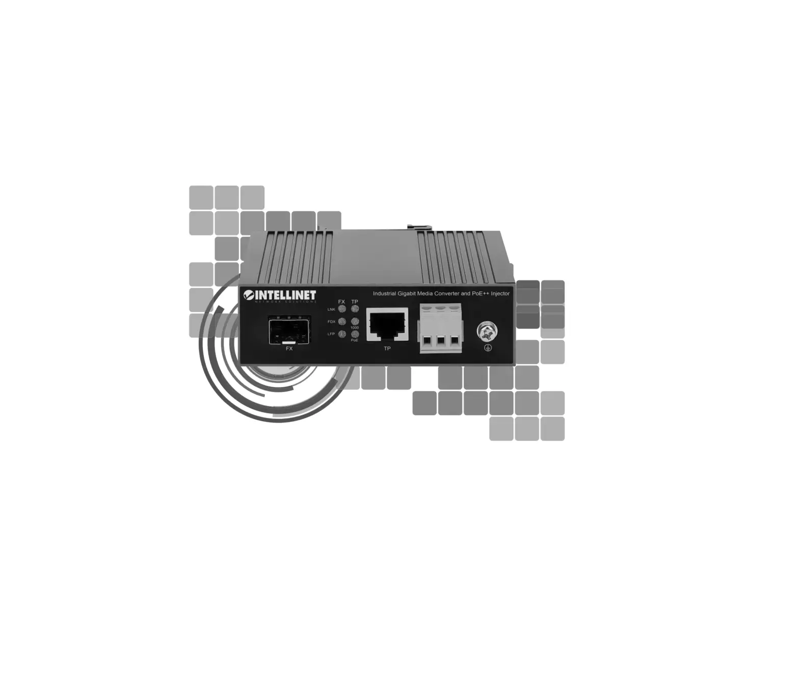 Intellinet 509107 Industrial Gigabit Media Converter And Poe++ Injector Instructions