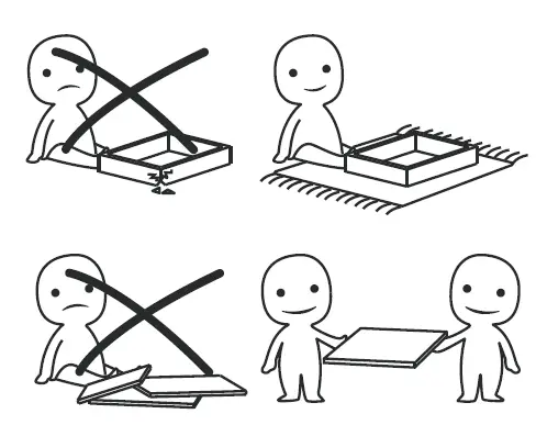 FUFU-GAGA-LJY-KF210113-03-Bookcase-White-3-Shelf-Bookcase-Instruction-Manual-fig-2