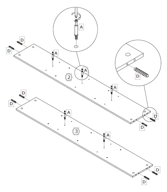 FUFU-GAGA-LJY-KF210113-03-Bookcase-White-3-Shelf-Bookcase-Instruction-Manual-fig-7
