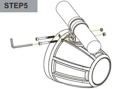 ROCKVILLE UT525B Marine UTV-ATV ROll Bar Step 5