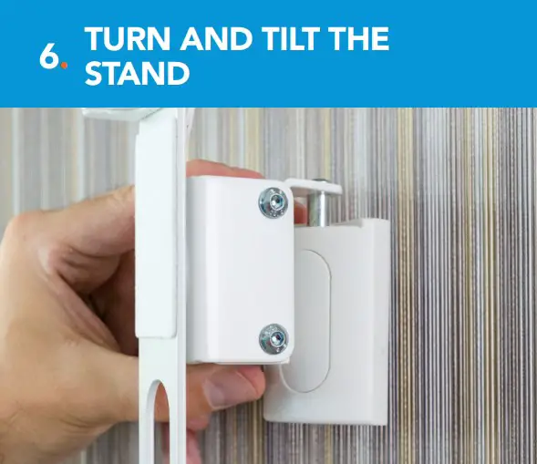 TURN AND TILT THE
STAND