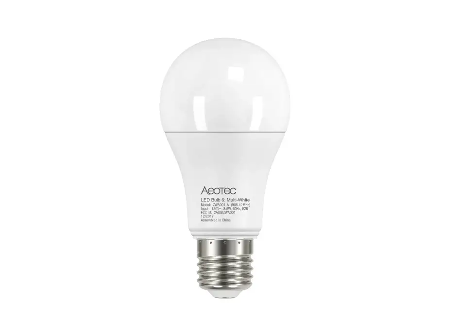 Aeotec Led Bulb 6: Multi-white Zwa001-a Manual