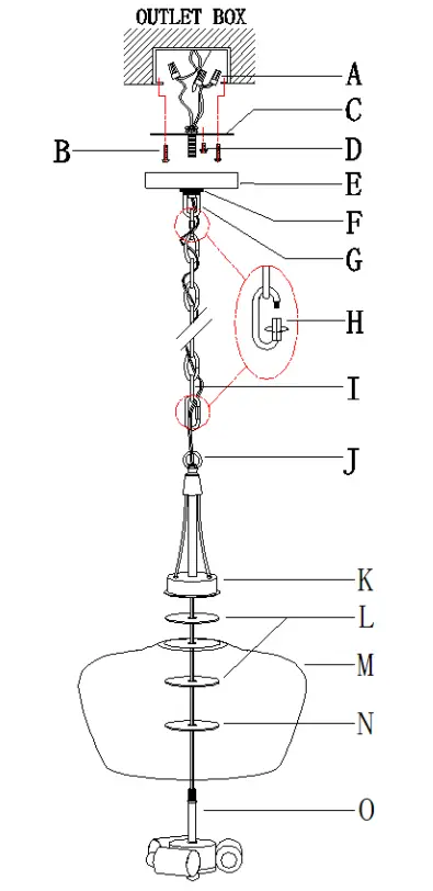 ZEVNI-A04784-Madolen-12-Inch-Wide-Gold-3-Light-Chandelier-FIG-3
