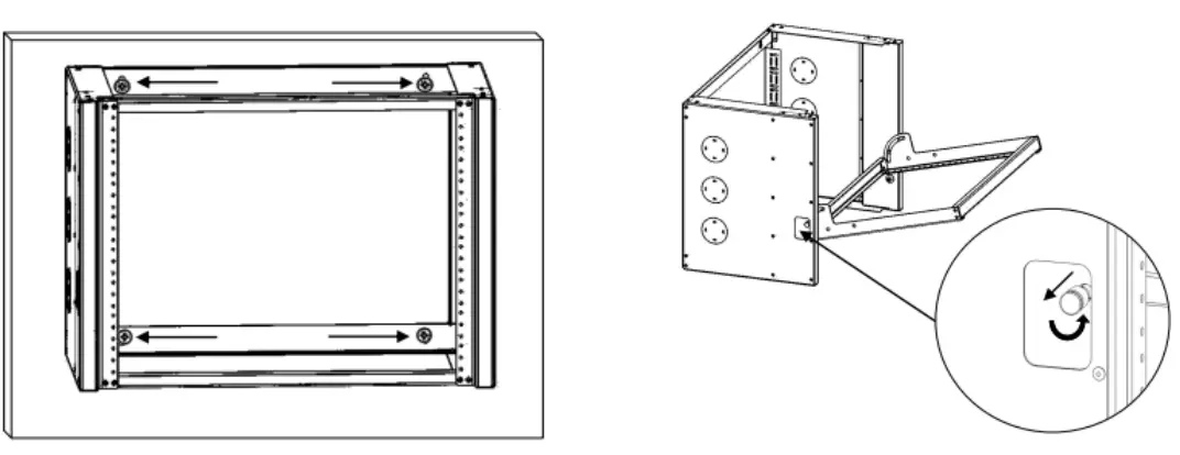 KENDALL HOWARD 1915 3 400 08 Pivot Frame Wall Mount Racks-fig3