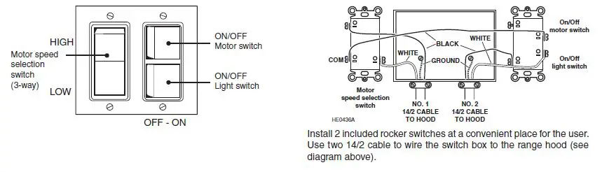 BROAN NuTone PM300SS 21-Inch Custom Range Hood Power-fig-6