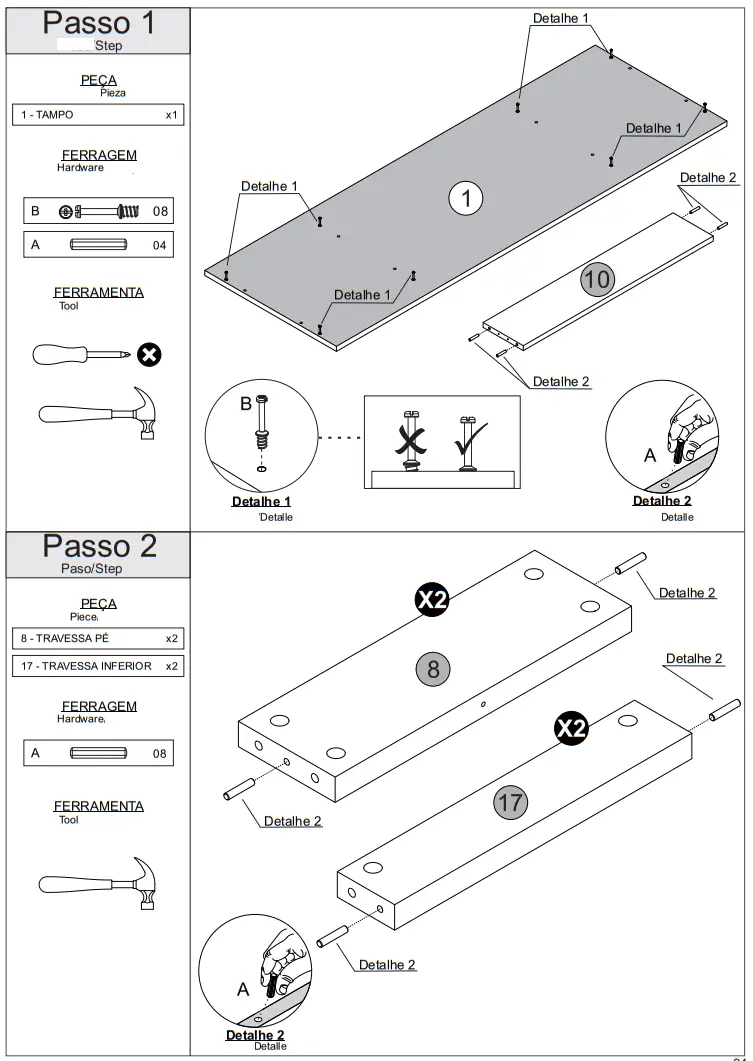 Rodler RD612 Escritorio Niza Coffee Desk - fig 4