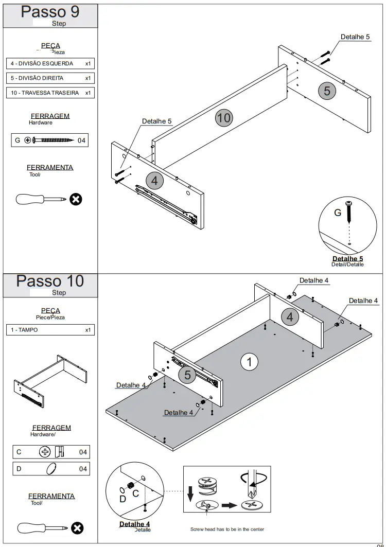 Rodler RD612 Escritorio Niza Coffee Desk - fig 8