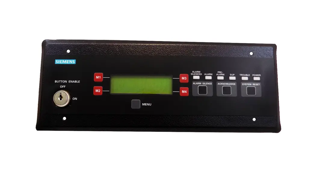 Siemens Fs-rd2-r Remote Lcd Display Annunciator Instruction Manual