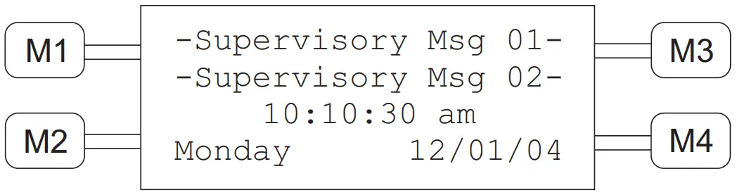 SIEMENS FS RD2 R Remote LCD Display Annunciator - Supervisory Mode