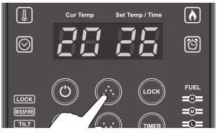 Airrex Infrared Heater AH-200-300-800 - The temperature can be adjusted with the arrow buttons