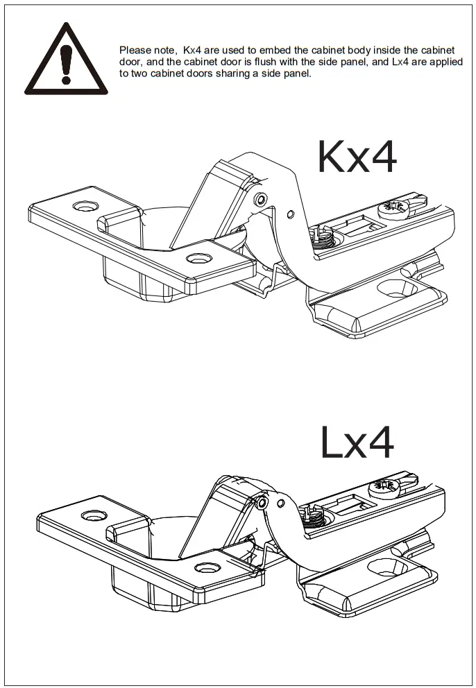 FUFU GAGA Sideboard 4-Door Buffet Cabinet - fig 6
