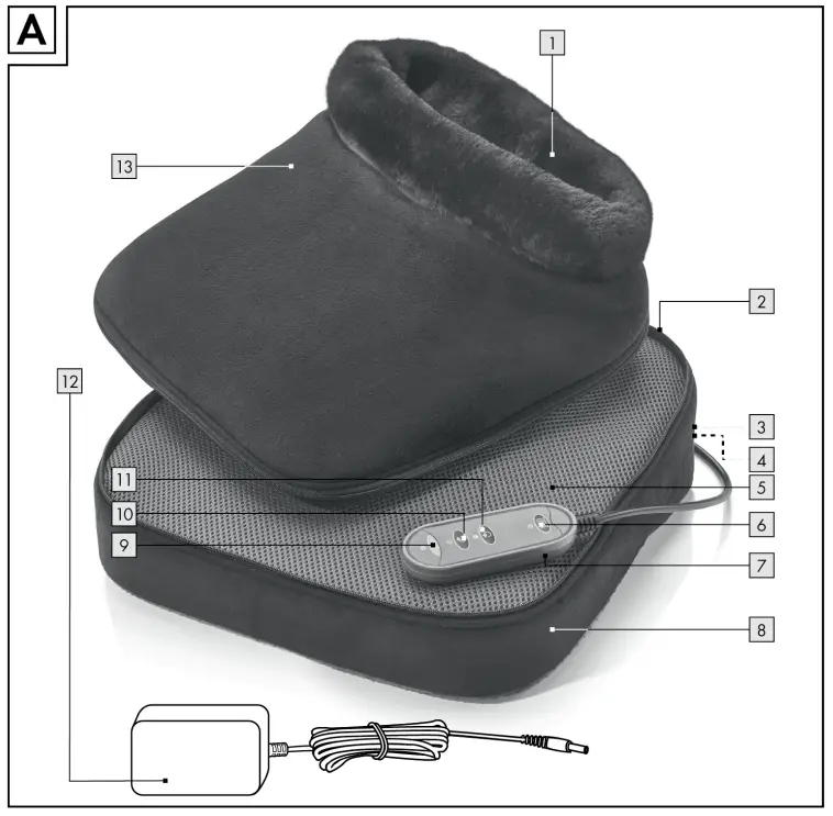 VOORDEELVANGER 2-In-1 Electric Shiatsu Massager - fig 1