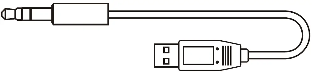 Audio Cable Micro USB Plug