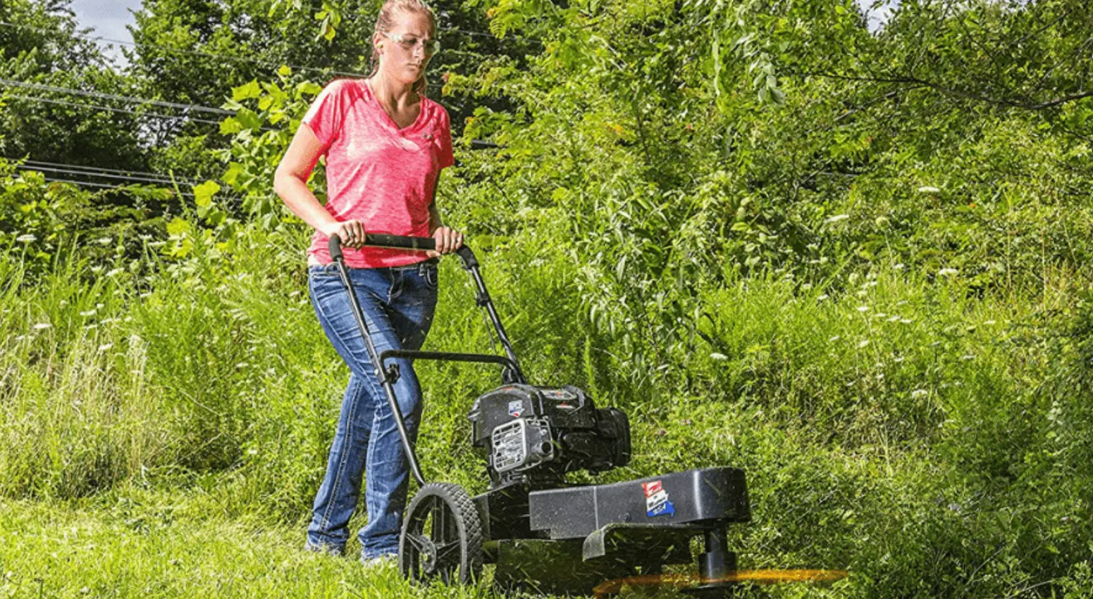 Tazz 35258 Walk Behind 22 Inch String Trimmer Mower User Manual
