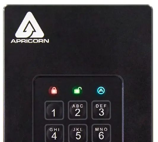 APRICORN Aegis Fortress L3 - LED States