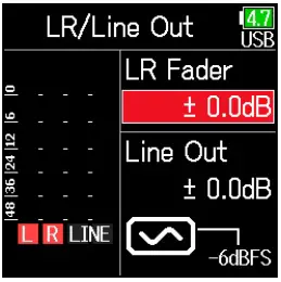 Adjusting Lift Right Track Volume
