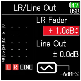 Adjusting Lift Right Track Volume