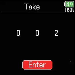 Checking and editing take numbers