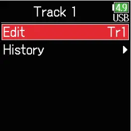 Checking and editing the track names