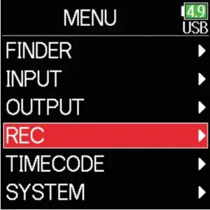 Recorded Tack Settings