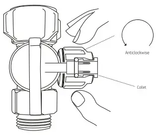 Puretec ESR2 Series Undersink Drinking Water-connect nut