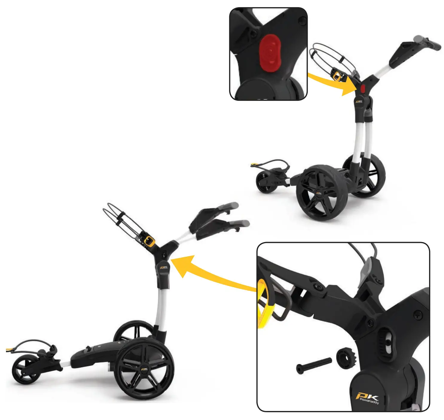 PowaKaddy FX3 - Handle Height Adjust