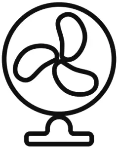 ACOPOWER PS100N Portable Solar Generator - Fan