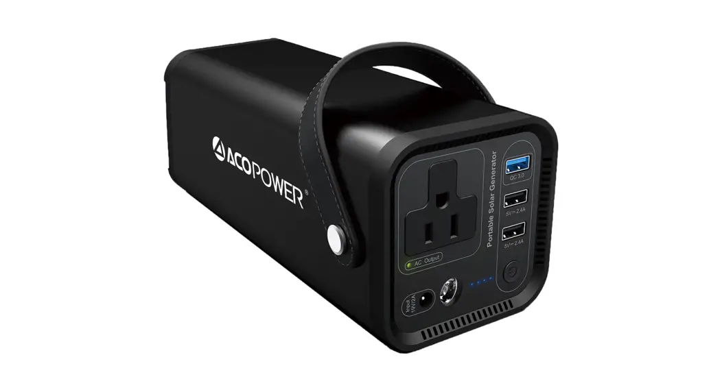 Acopower Ps100n Portable Solar Generator User Manual