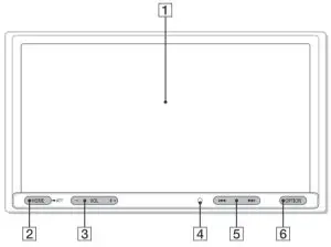 SONY XAV-3550D AV Receiver - Main Unit