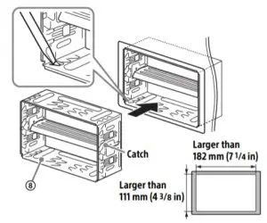 SONY XAV-3550D AV Receiver - claws outward