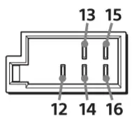 SONY XAV-3550D AV Receiver - power connector