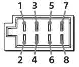 SONY XAV-3550D AV Receiver - speaker connector