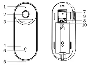 Laxihub BELL18S Wire free Battery Powered Video Doorbell - fig 5