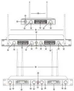 UHF Pro Wireless Microphone System - Microphonehh