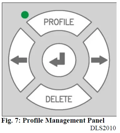 Profile Management Panel