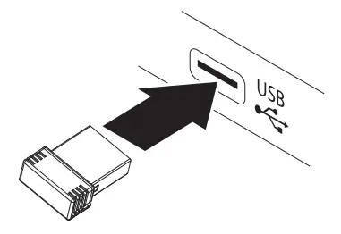BEST BUY BE PKRFKB Wireless Keyboard and Wireless Dongle - Connecting