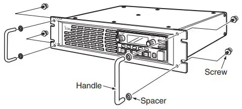 ICOM UHF Digital Repeater - Mounting the repeater 1